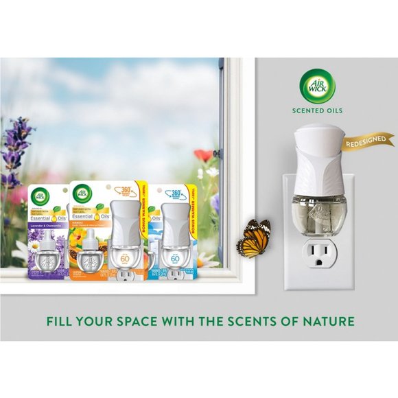 AIR WICK Set of 8 Scented Oil Plug-In Warmers with 360° Fragrance Release NEW - Picture 7 of 7